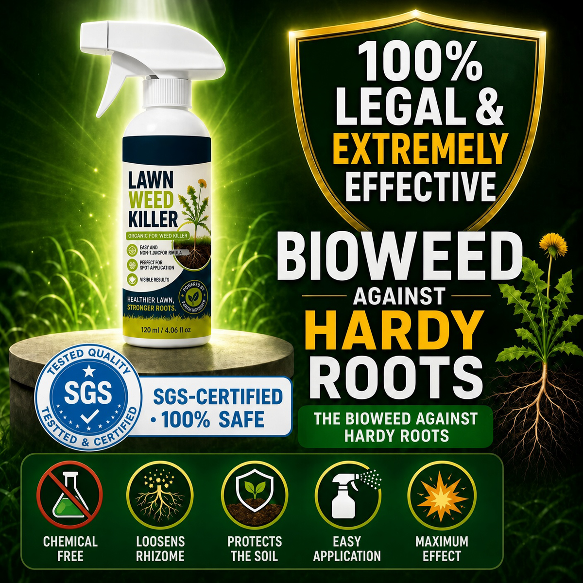 ⚡ Easy Stress‑Free Weeding | For Gardens, Paths & Patios 🌿 Helps Suppress Weed Growth